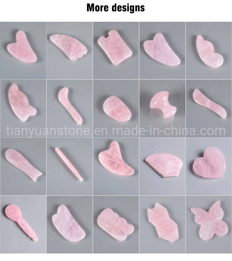 Jade Stone Roller for Face with Gua Sha Facial Massager Tool Jade Roller