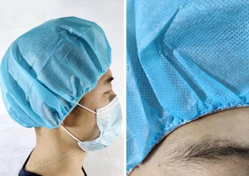 Facial Rubber Band Full Coverage Disposable Non-Woven Fabric Space Hat