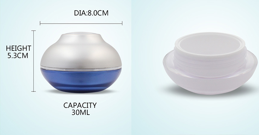 30ml Acrylic Container Cosmetic Jar for Body Cream and Eye Cream