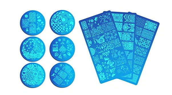 Custom Nail Art Stamping Plates Template Nail Polish Stamp Plate