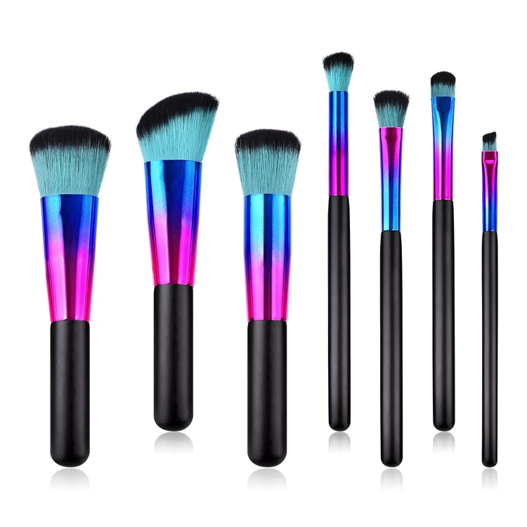 7PCS Makeup Brush Set Professional Face Cosmetics Blending Brush Tool