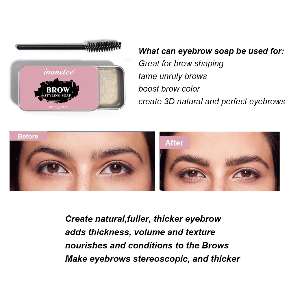 Brows Makeup Gel Soap Brows Kit Long Lasting Waterproof Makeup Balm Women Eyebrow Tint Cosmetics
