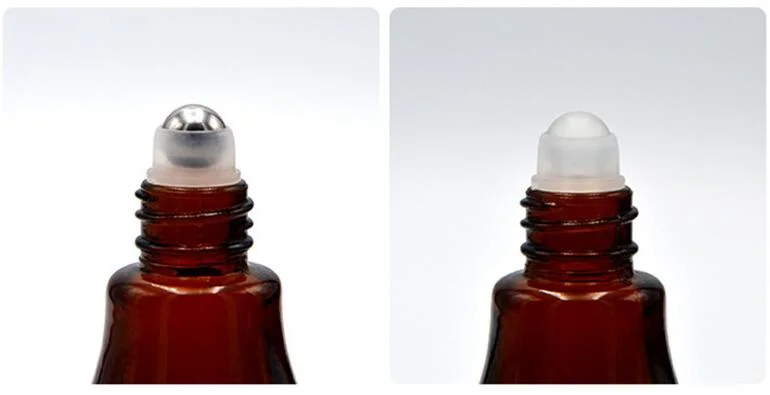 Wholesale 50ml Essential Oil Amber Glass Bottle Roller Bottle for Essential Oils Perfumes