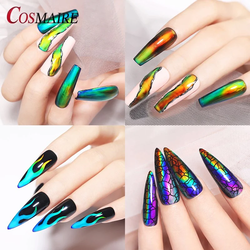 Thermal Sensitive Changeable Color Liquid Thermochromic Nail Polish for Nail Art Craft Decoration