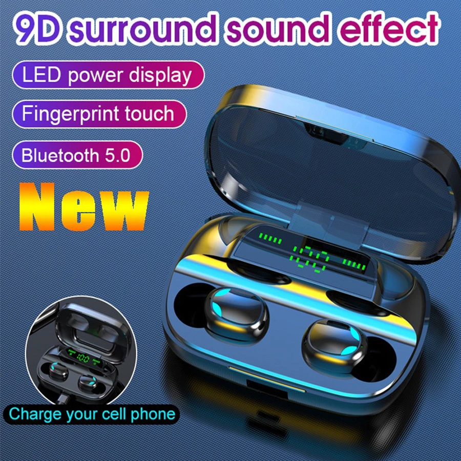 High-Definition Sound Quality, High-Efficiency Noise Reduction, Wireless Bluetooth Headphone Earbuds Earphone