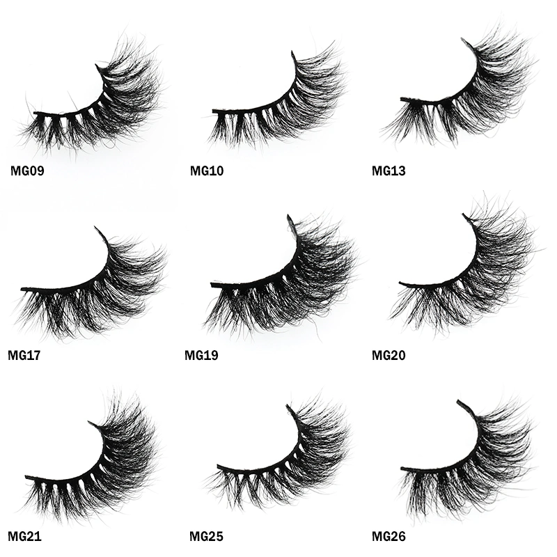 2020 100%Real Mink Lashes, Private Label Eyelashes, Mink Lahes 3D Mink Eyelashes Custom Eyelash Packaging
