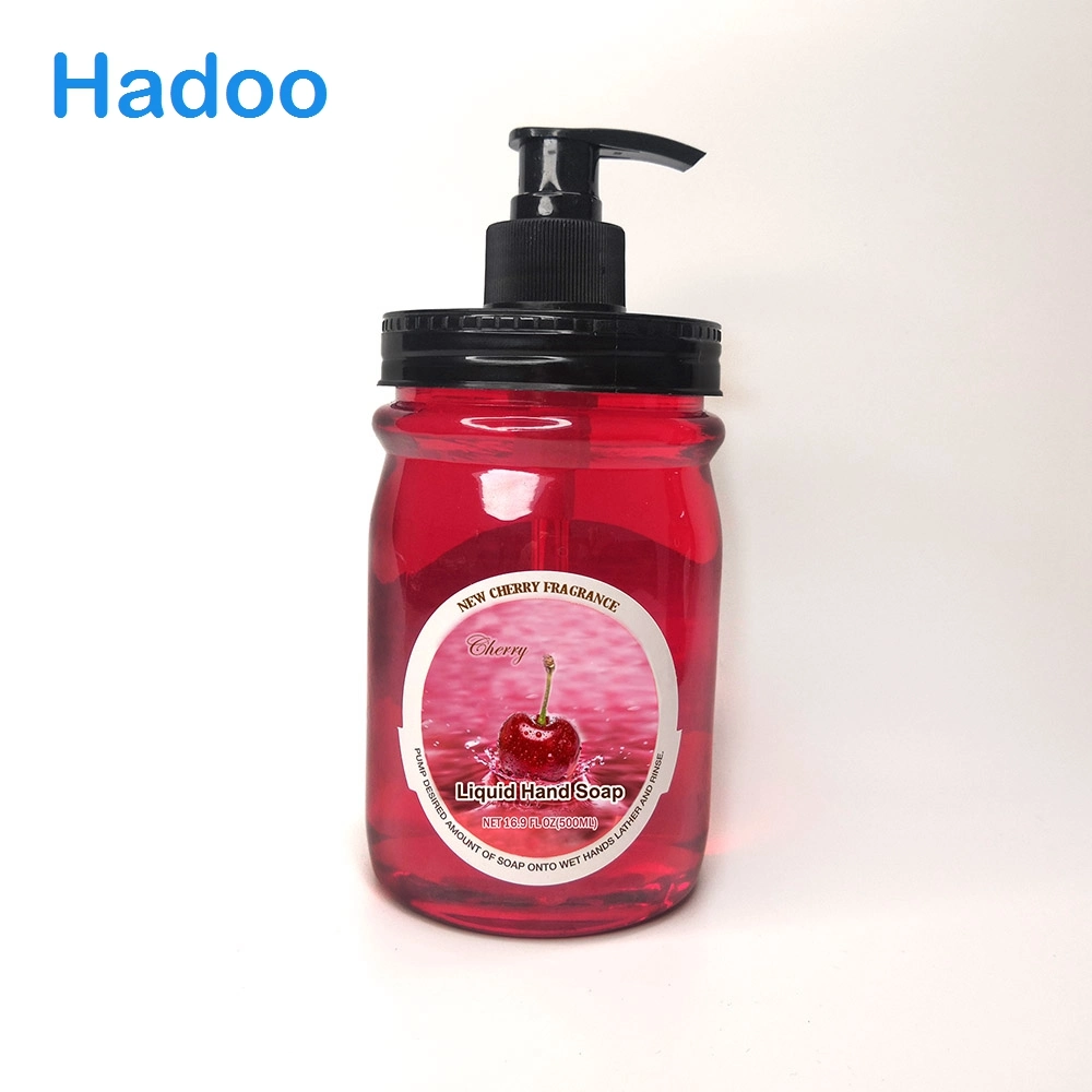 Custom Logo Design Good Quality Glycerin Moisturizing Hand Wash Liquid Soap Gentle Formula pH 6