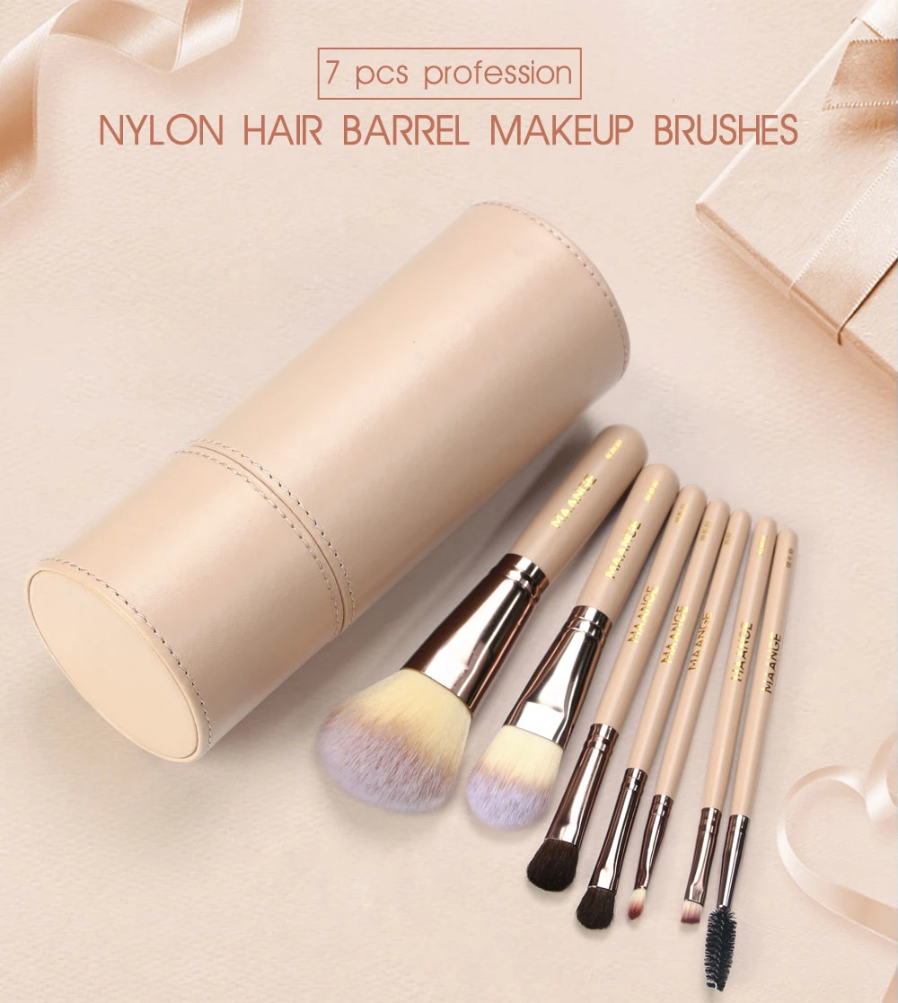 7PCS/Set Makeup Brushes Set professional Foundation Blusher Eyeshadow Lips Cosmetic Make up Brush