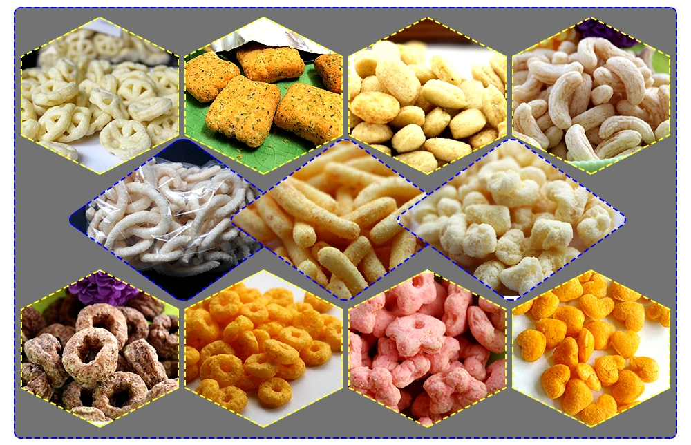 Top Quality Automatic Puffed Snacks Making Machine Corn Puffed Snacks Making Machine