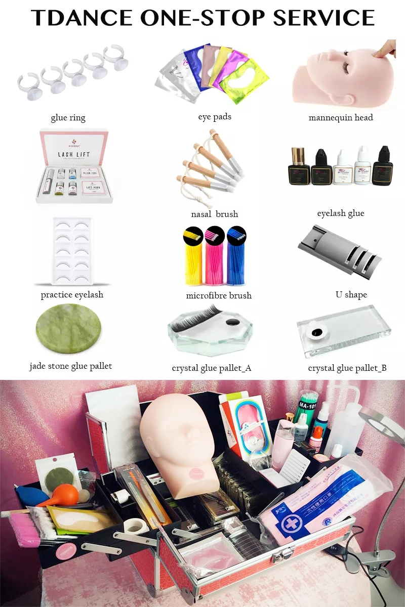 Makeup Tools Set Eyebrow Eyelash Tweezers and Combo Kit in Leather Bag