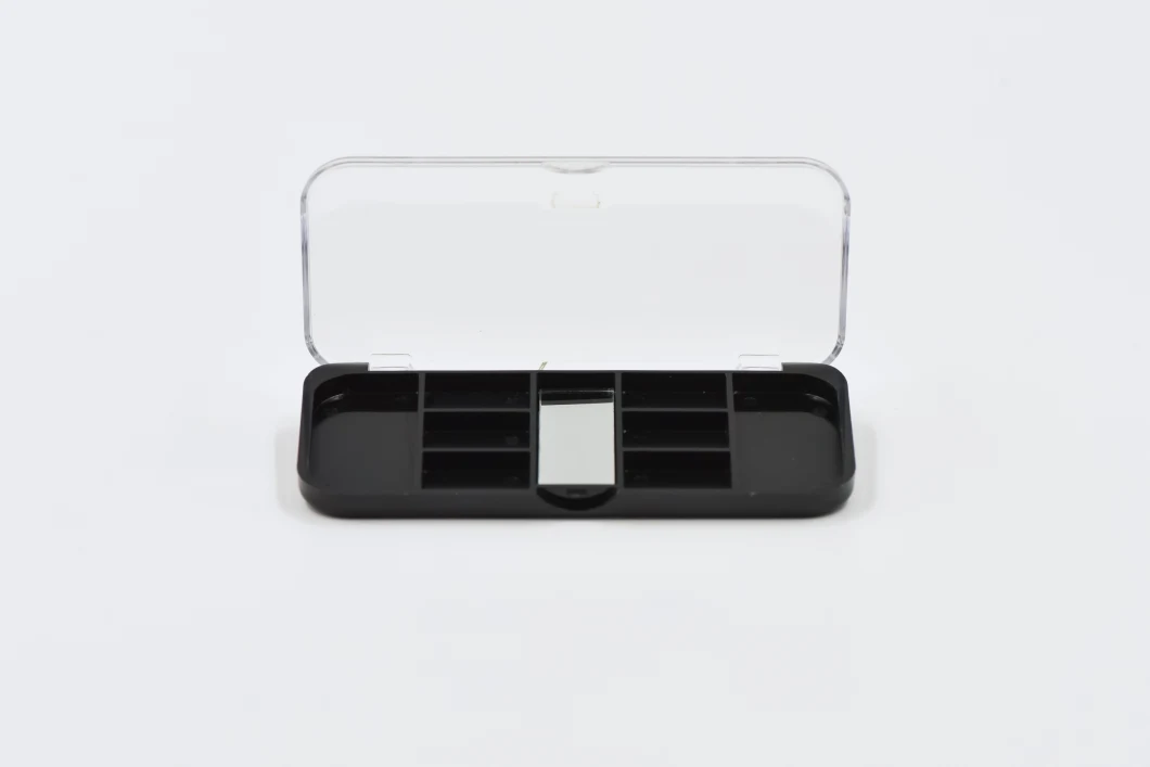 Eyeshadow Case Lck Packaging Wholesale 12 Color Square Shaped Eyeshadow Compact Case