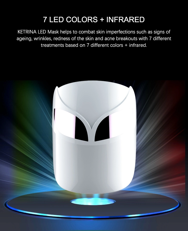 Multi-Functional PDT LED Light Face Mask 7 Colors Mask Beauty LED Beauty Skin Device