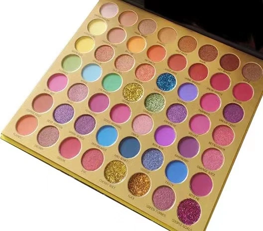 Top Selling Eye Makeup Natural Shimmer High Pigment Makeup Glitter Eyeshadow Palette Private Label Eye Shadow