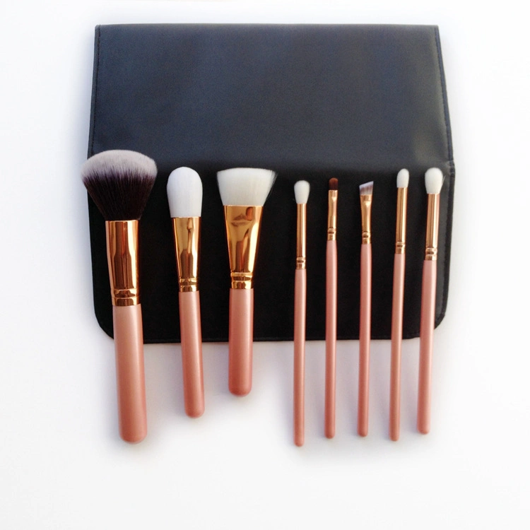 New Design Makeup Brushes 8PCS Makeup Brushes Kit Comes with Organizer Case Cosmetics Brush Esg13932