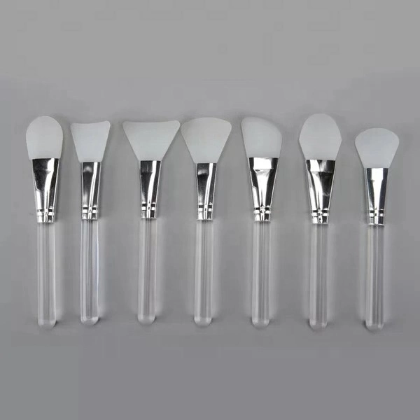 Clear White Silicone/Vegan Hair Mask Brush Wholesale Cosmetic Face Brush