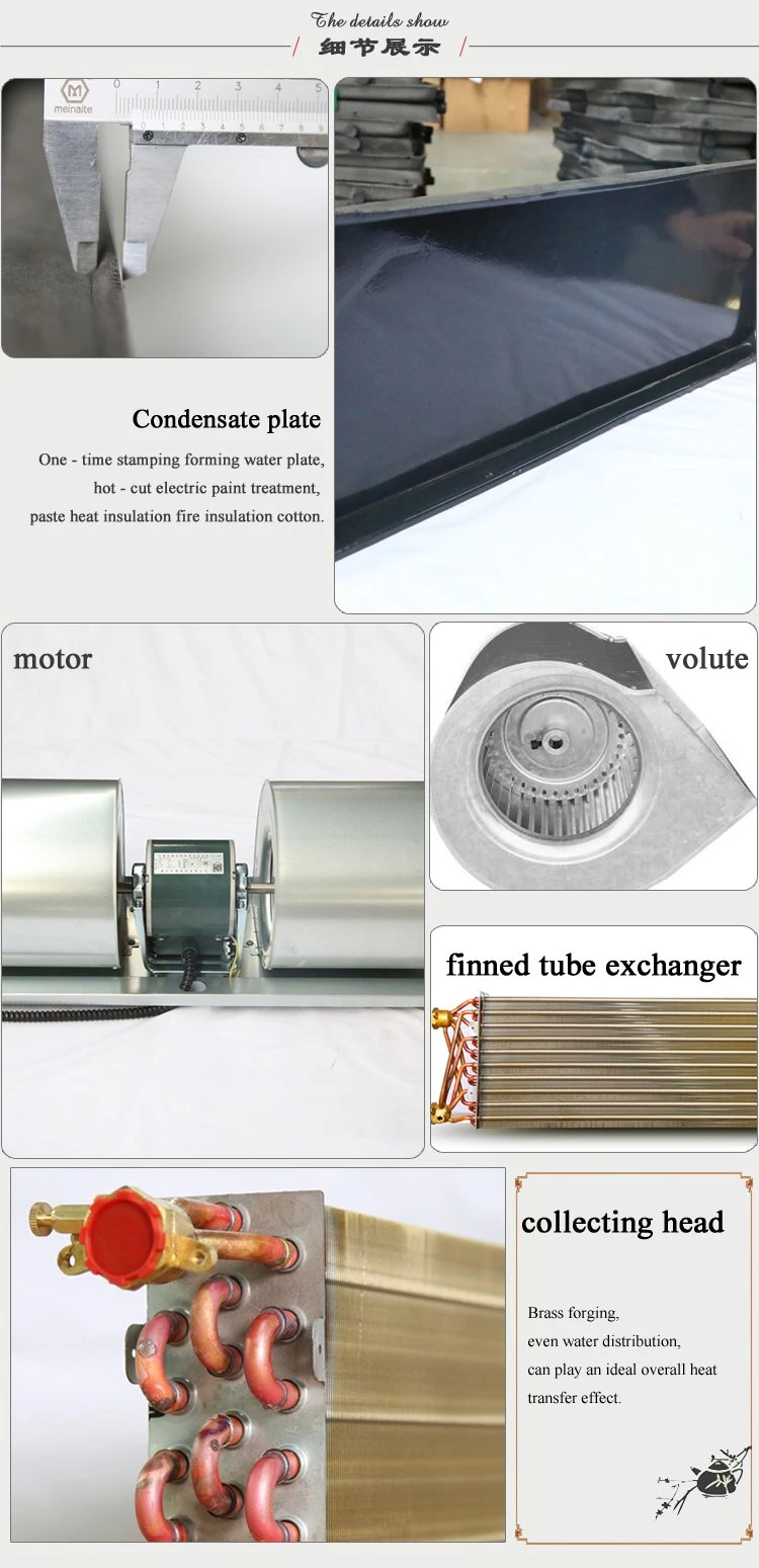 Industrial 2720m3/H Horizontal Concealed Fan Coil Unit /Fcu/Air Cooled Unit