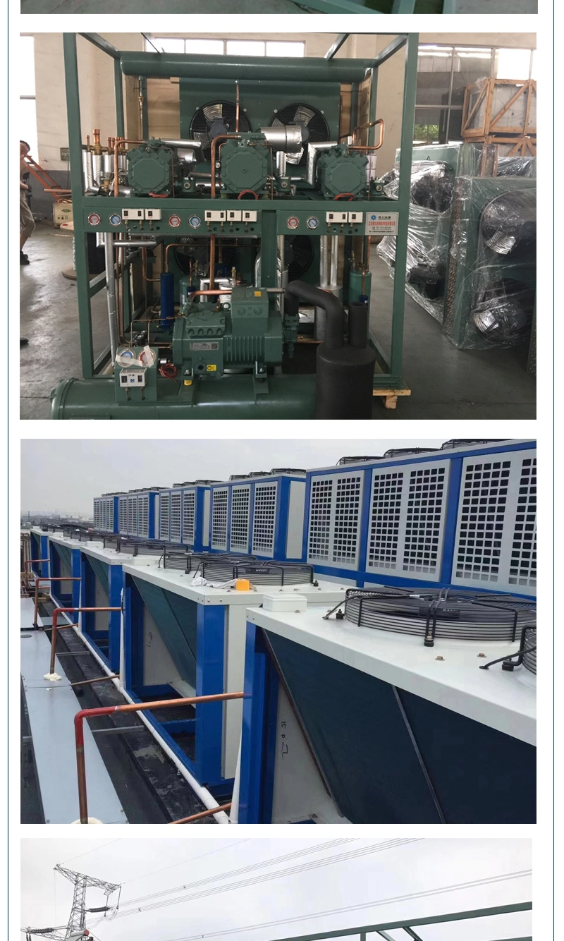 Refrigeration Station with Condensing Unit Compressor Unit and Refrigeration Unit for Freezer Cold Storage Room