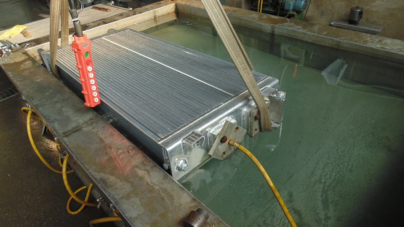 Custom Aluminum Plate Bar Air Oil Cooler for Screw Air Compressor