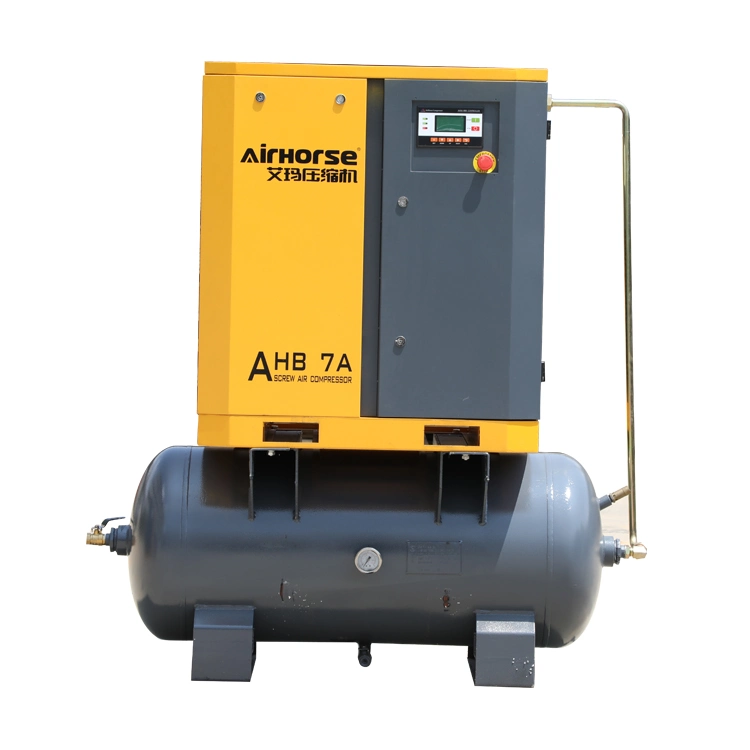 Portable Screw Air Compressor Combined with Air Dryer and 500 Liter Tank Air Compressor Machines