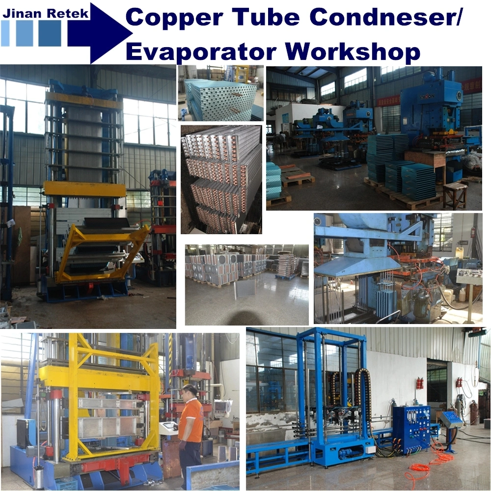 Commercial Refrigeration Air Cooler Copper Tube Aluminum Fin Condenser