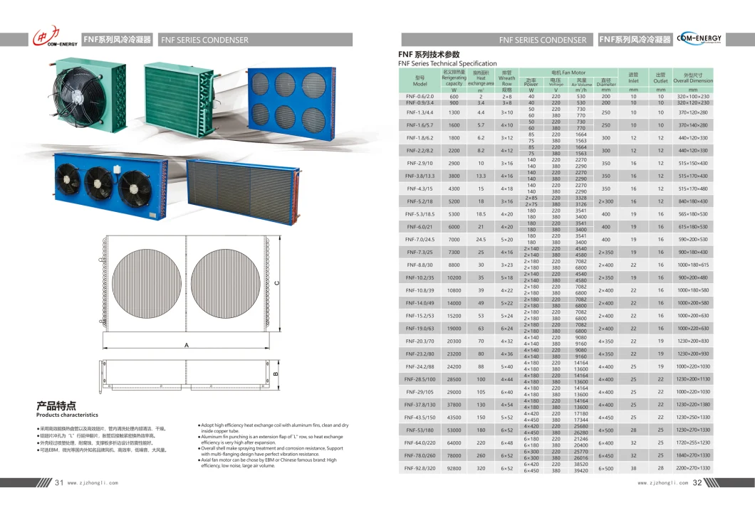 Refrigeration Heat Exchanger, Condenser, Evaporator, Condensing Units, Refrigeration Components