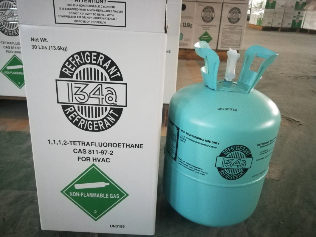 100% Purity Hfc-134A Refrigerant R134A Air Conditioning Gas