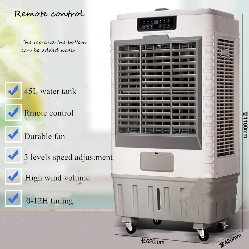 Evaporative Air Conditioner Cooler with Remote Control in Room
