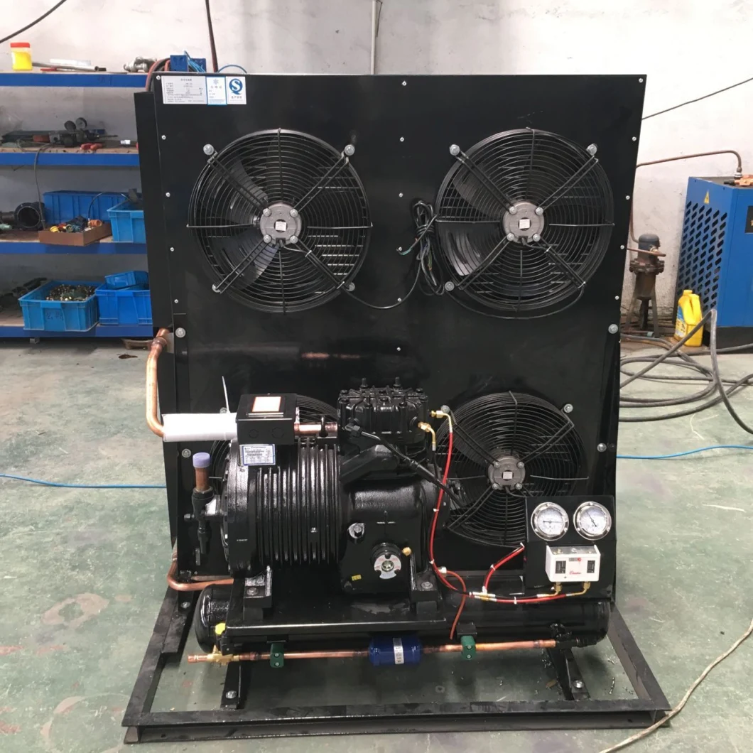 10p Semi Hermetic Compressor Fin Type Air Cooled Condensing Unit