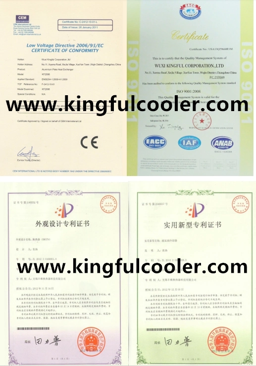 OEM Fusheng Air /Oil Cooler for Air Compressor