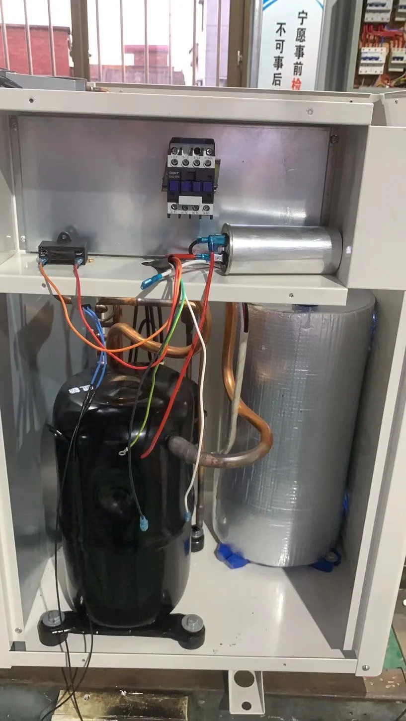 Small 1 HP Seafood Chiler Fish Tank Water Cooling Machine Aquarium Refrigerator Chiller Refrigeration Unit