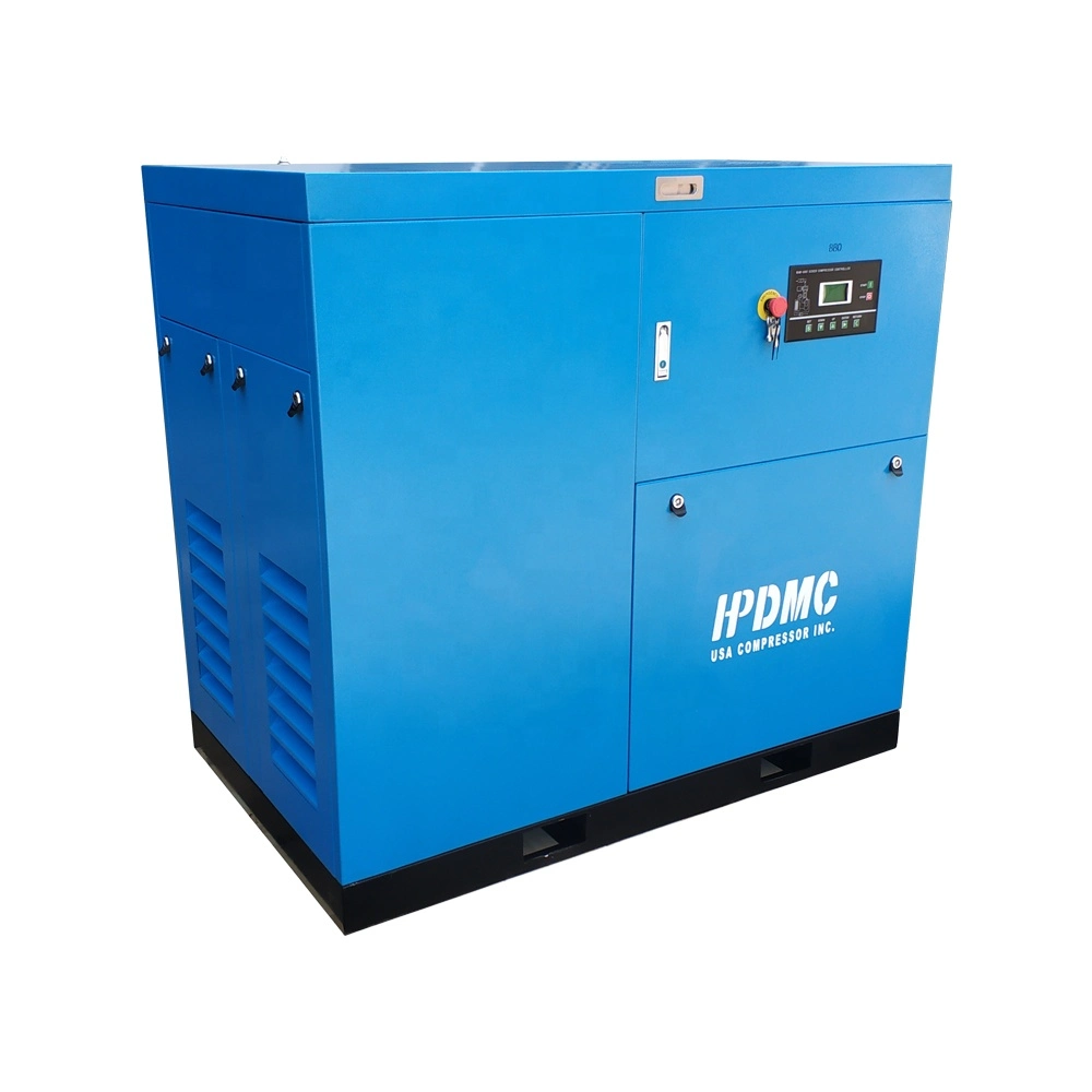 30HP 22kw Latest Technology Belt Direct Drive 7 to 13 Bar Air Compressor Machines