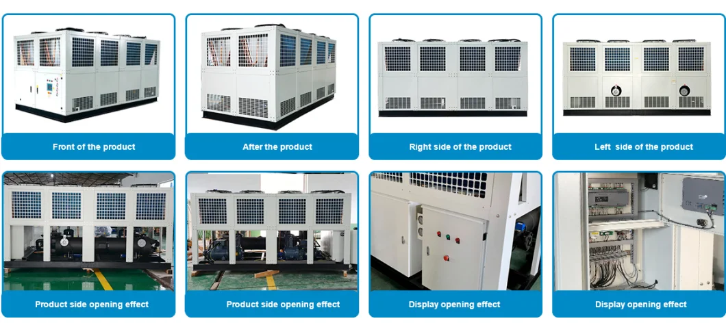 China Refrigeration Chiller 100 Kw 200kw 300kw Air Cooled Screw Chiller for Injection Molding Machine