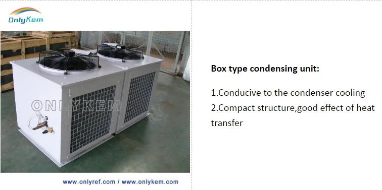 Air-Cooled Refrigeration Condenser Dual Flow Unit Cooler Air-Cooled Condensing Unit