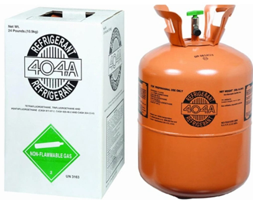 Hot Selling Air Conditioning Refrigerant Gas R404A Refrigerant 10.9kg Cylinder