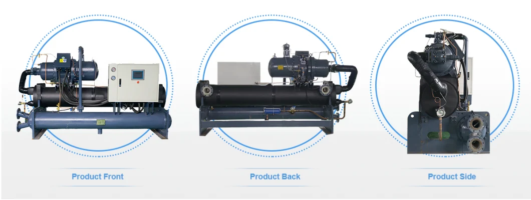 160kw 50HP Hydraulic Oil Cooling System EPS Machine Cooler Water Cooled Oil Water Chiller Price