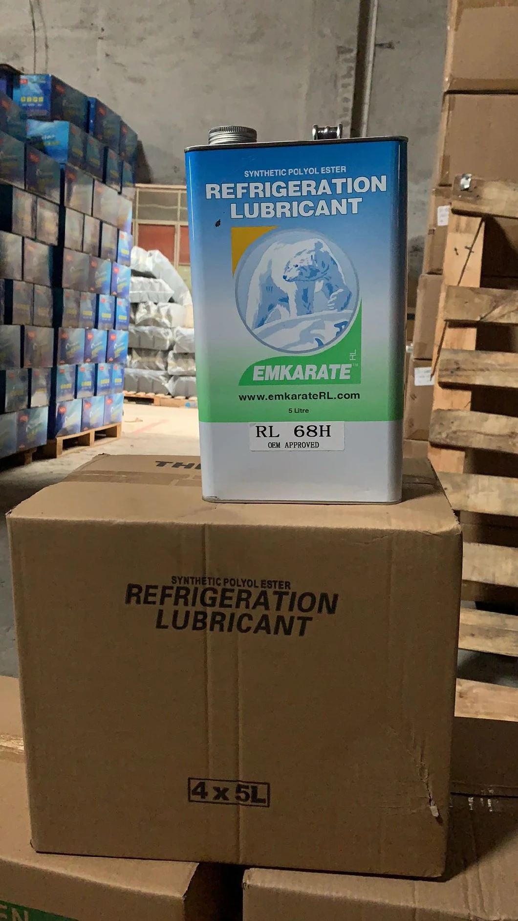 Emkarate Rl32h Refrigeration Oil 1 Liter and 5 Liter Use for Cooling Machine Lubricate