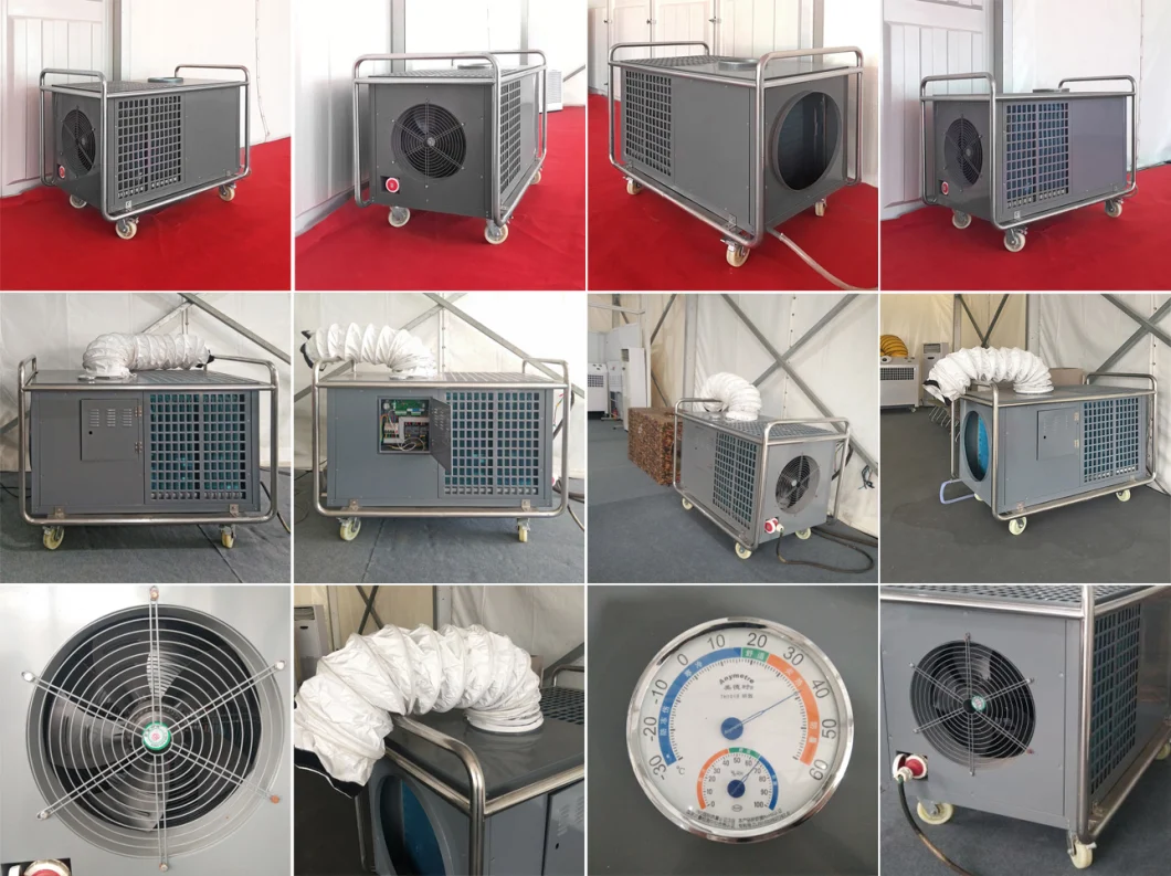 10HP Ducted Air-Cooled Portable Event AC Units for Wedding Tents