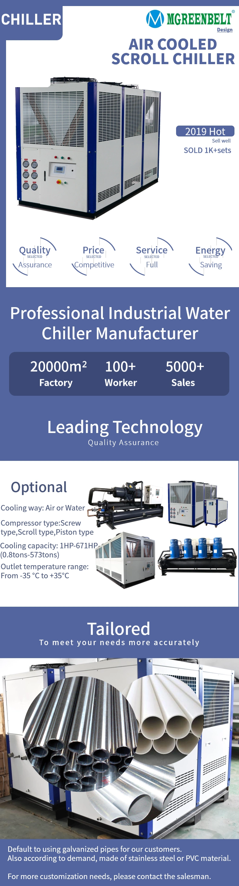 Refrigeration Equipment Cooling Unit Chiller Refrigerator