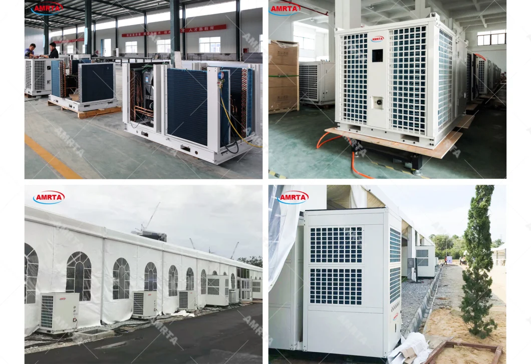 Tent Industrial Rooftop Packaged Air Cooled Chiller
