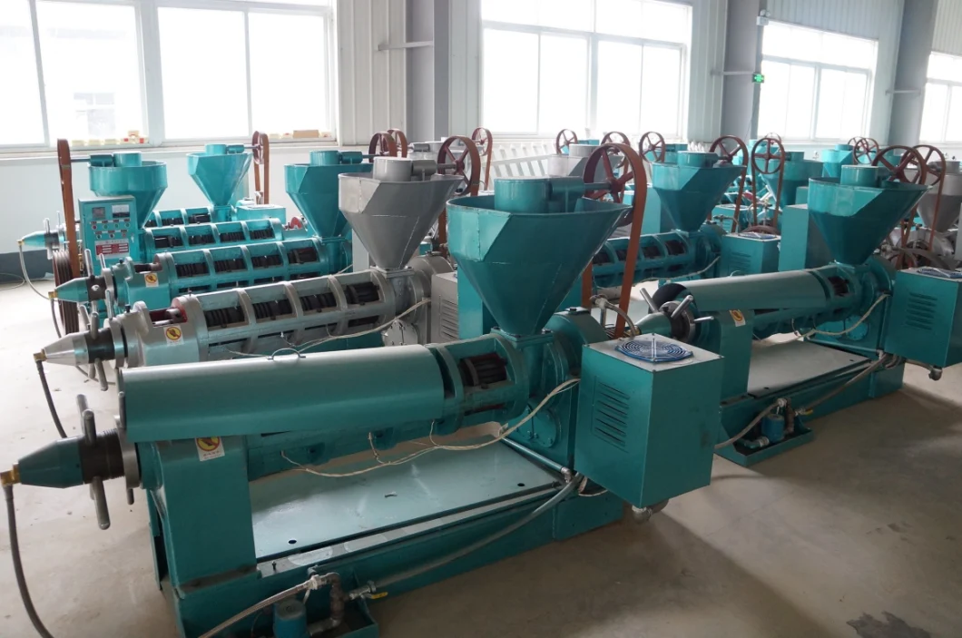 Water Cooling System Oil Press Machine Cold Press Soybean Oil Extract