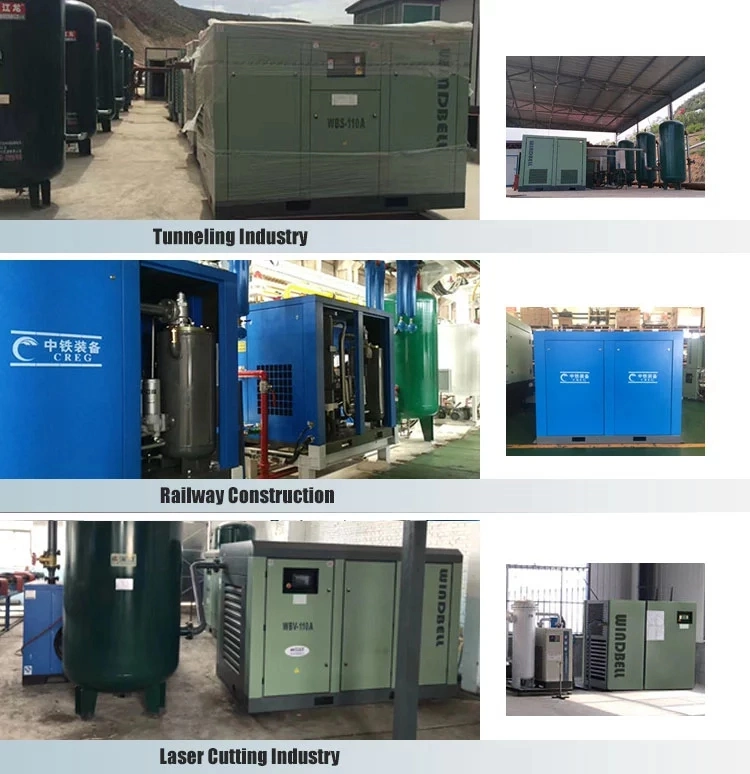 Stationary Oil Injected Screw Air Compressor Price