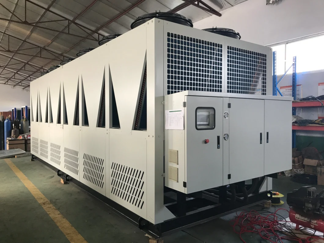 Packaged Type Screw Compressor Air Cooled Industrial Water Chiller with Two Refrigeration Circuit