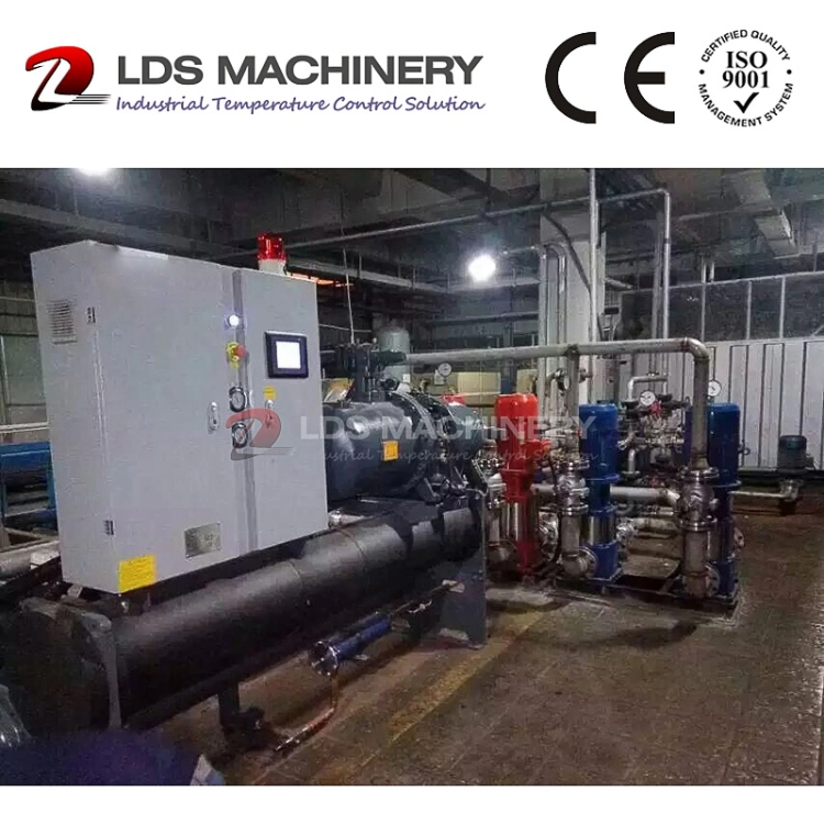 120 Kw Water Chiller with Water Cooled Condenser for Air Compressor
