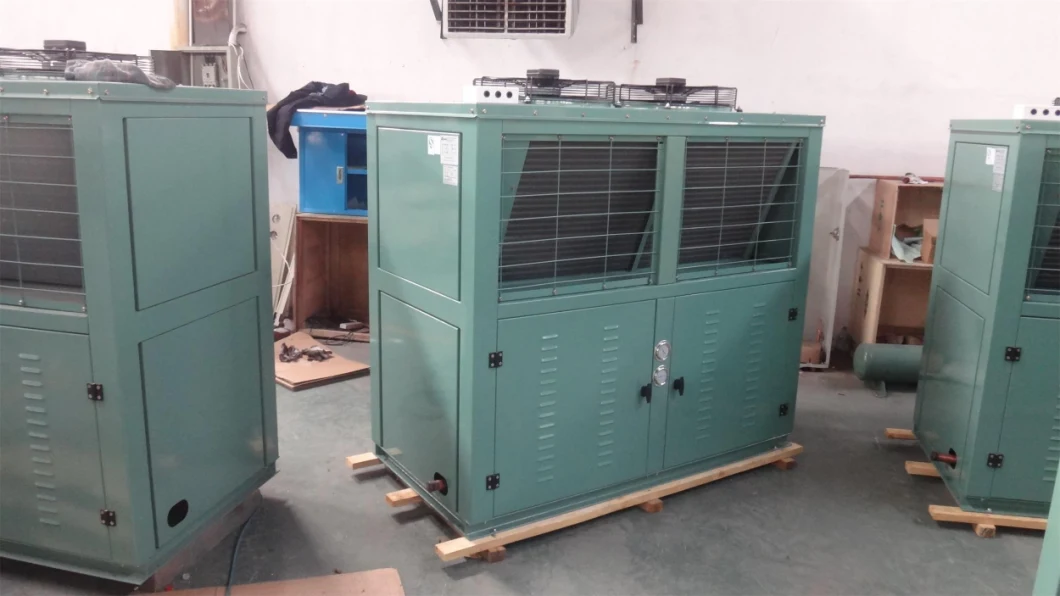 China Hot Sale V Type Air Condenser Refrigeration Condensing Unit