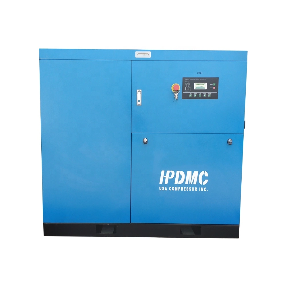 30HP 22kw Latest Technology Belt Direct Drive 7 to 13 Bar Air Compressor Machines