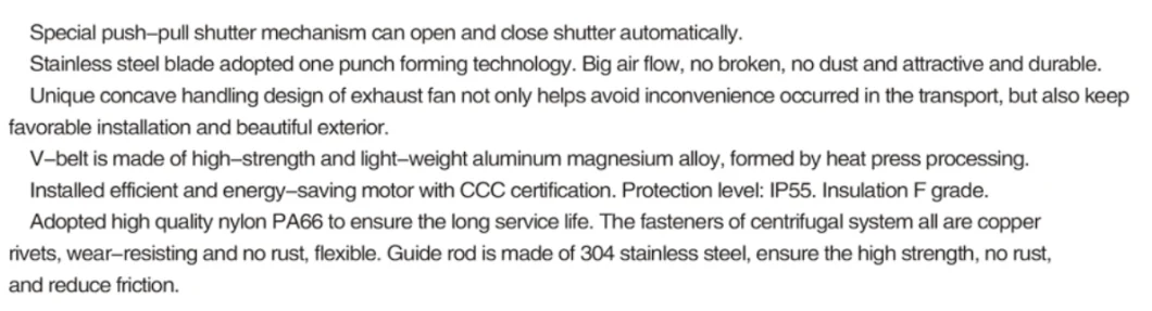 Industrial Workshop Exhaust Fan/ Electric Fan/Blower/Ventilation Fan /Centrifugal Fans/Air Cooler /Blower /Ventilator
