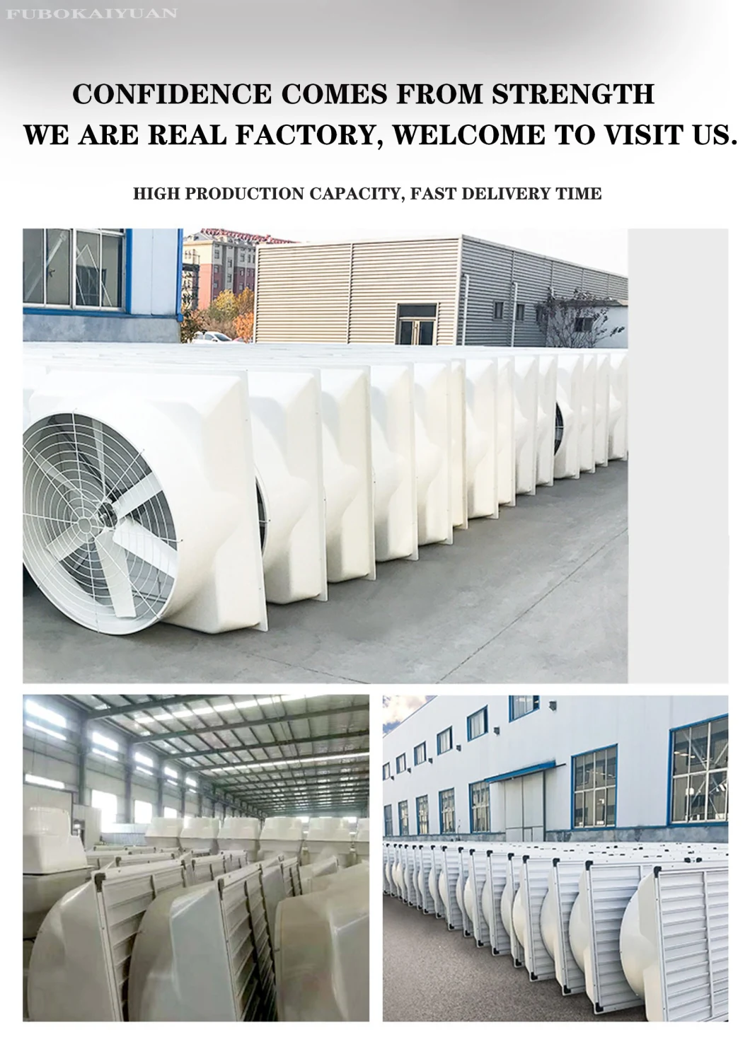 FRP Cone /Electric Fan /Air Cooler /Ventilation Exhaust Cooling Fan /Air Blower/Centrifugal Fans/Ventilator for Poultry Farm/Greenhouse/Industrial Workshop