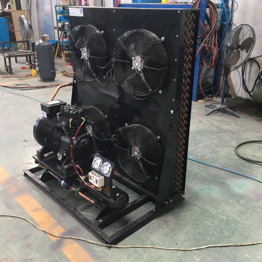 10p Semi Hermetic Compressor Fin Type Air Cooled Condensing Unit
