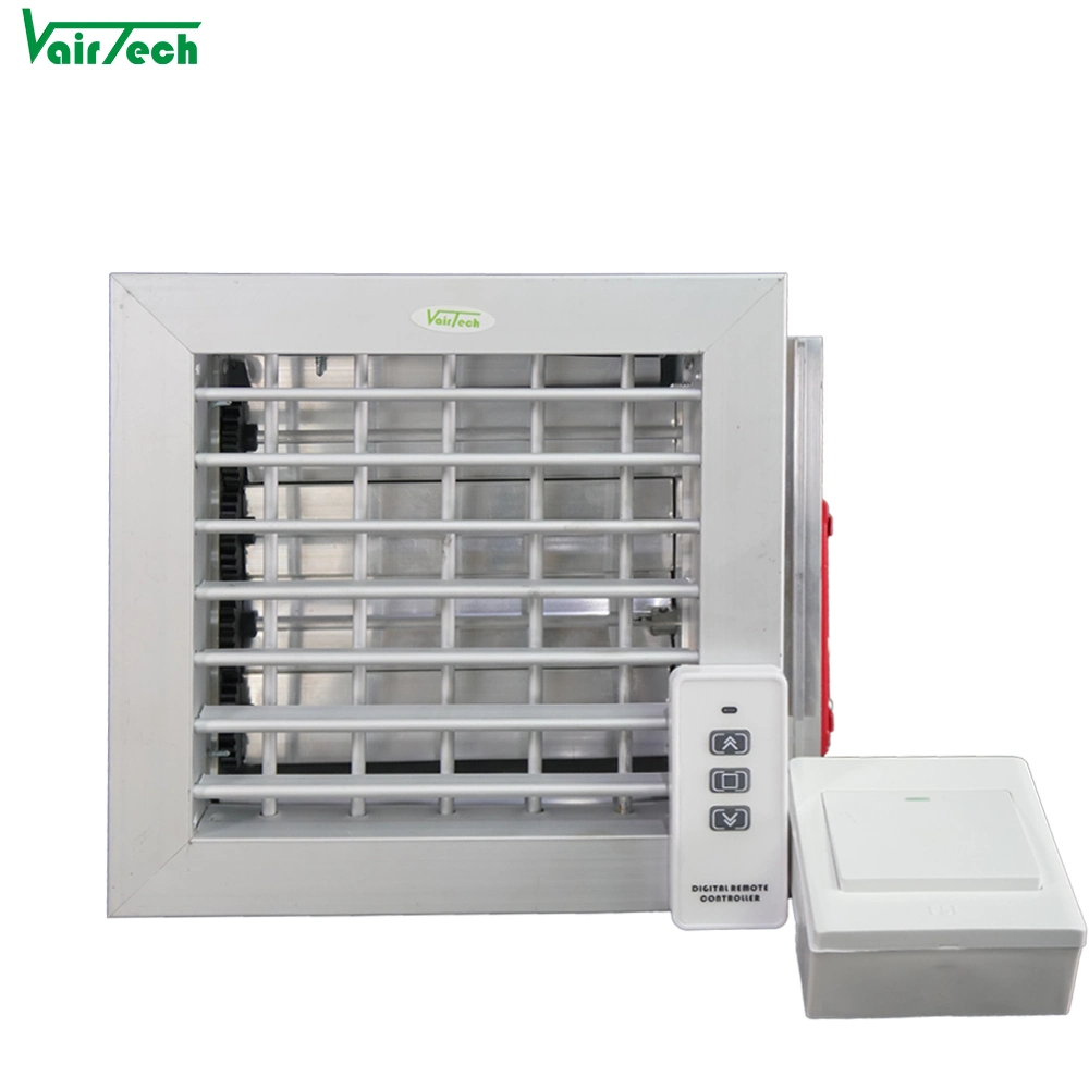 Adjustable Blades Air Conditioner Diffuser Register Grille Motorized Control Air Grille for HVAC