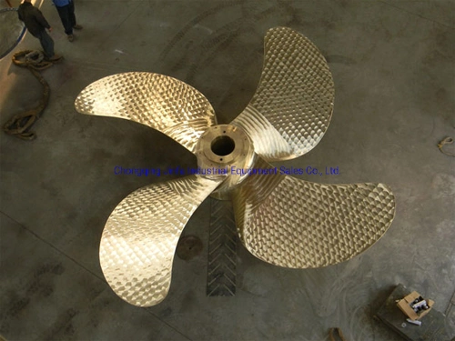 High Speed Fixed Pitch 4 Blade Bronze Boat Propeller